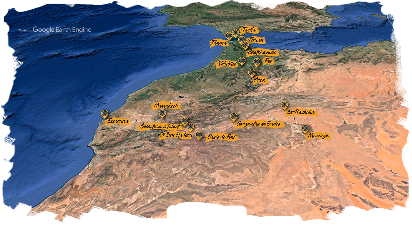 Ruta y Viaje por Marruecos